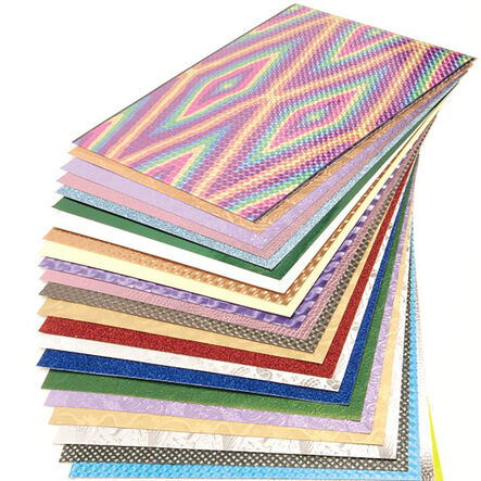 Bumper Metallic Assorted Textured Card 30pk  hi\-res