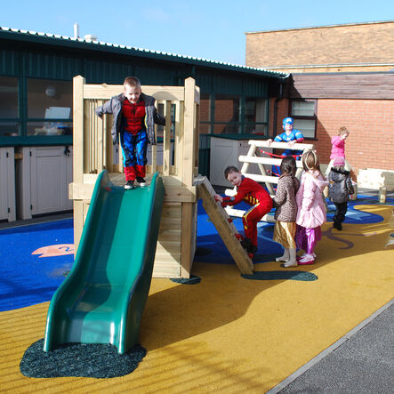 Climbing Frame Tower with Slide  hi\-res