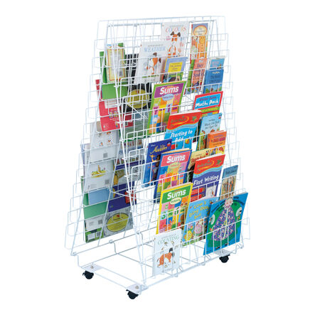 Double Sided Mobile Book Rack H1300 x W795 x D570mm  hi\-res