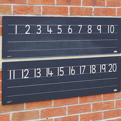 TTS Outdoor Chalkboard Number Line  hi-res