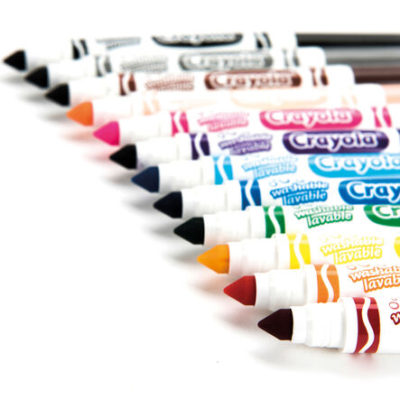 Crayola Washable Colouring Pens Assorted 144pk  hi\-res
