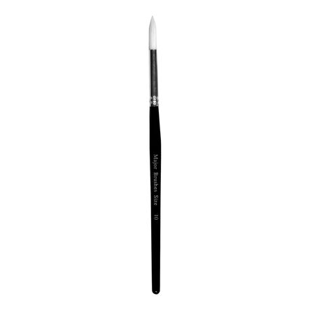 White Sable Substitute Paint Brushes 10pk Size 8  hi\-res