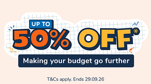 Save up to 50%