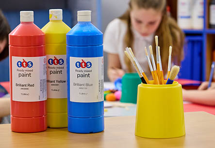 TTS branded art supplies